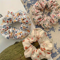 3pcs Elegant Floral Hair Ties for Women, Sweet Bun Holders, High-Quality Ponytail Additions, Versatile Hair Bands for Ladies