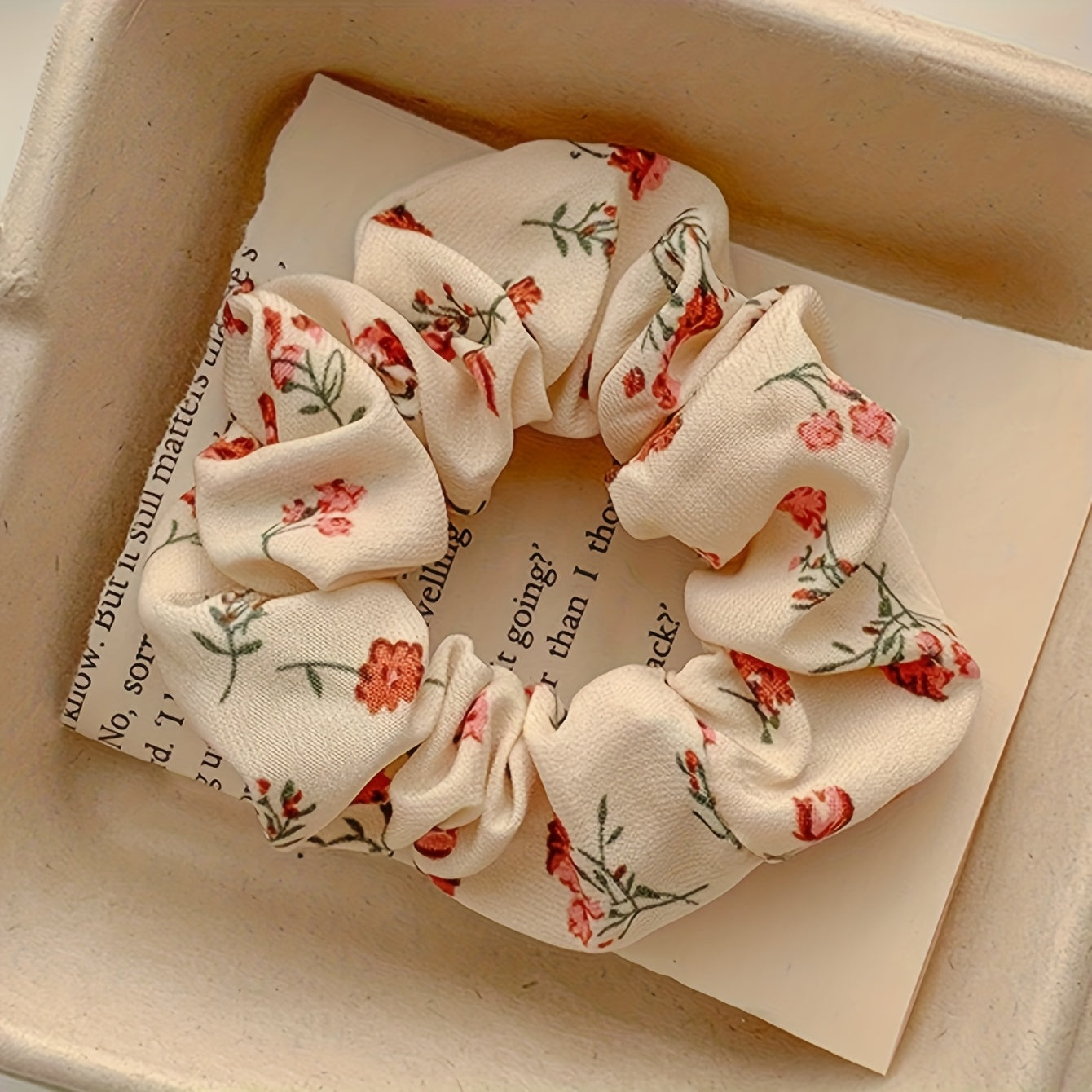 3pcs Elegant Floral Hair Ties for Women, Sweet Bun Holders, High-Quality Ponytail Additions, Versatile Hair Bands for Ladies
