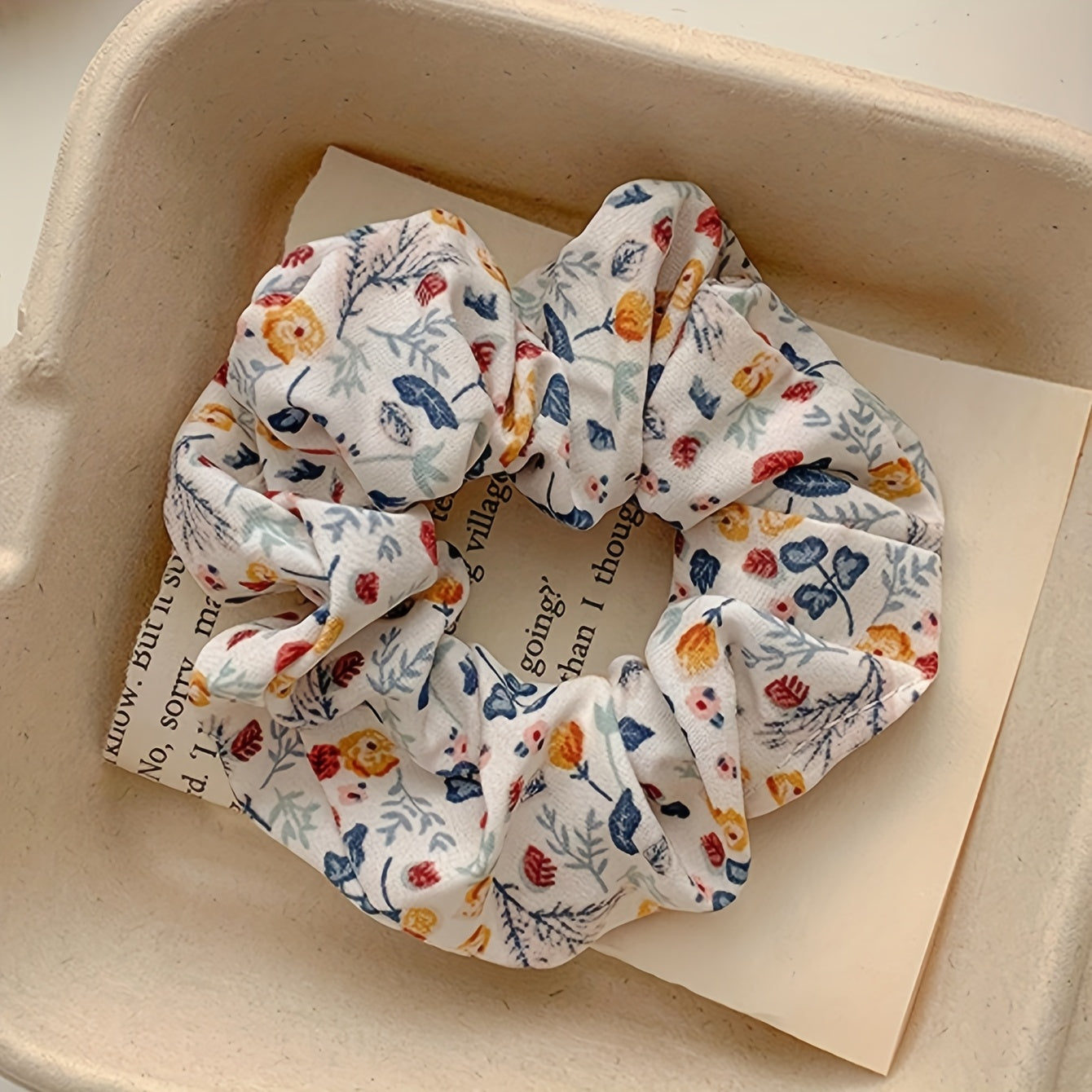 3pcs Elegant Floral Hair Ties for Women, Sweet Bun Holders, High-Quality Ponytail Additions, Versatile Hair Bands for Ladies