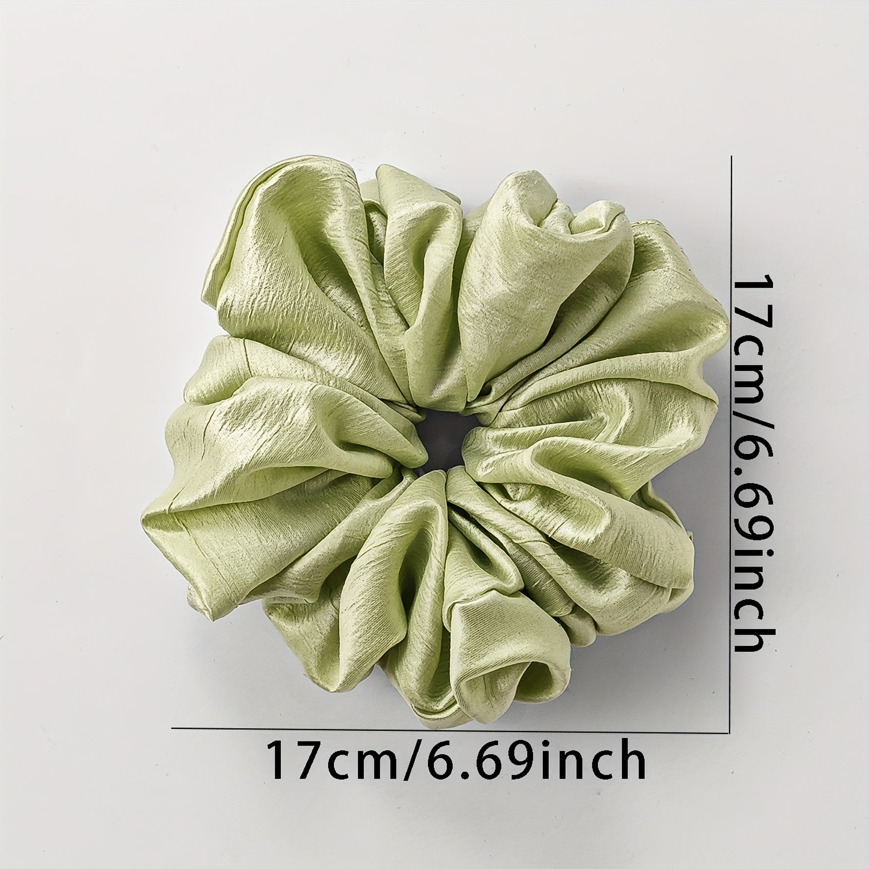 4pcs Set of Oversized Hair Ties, Solid Color Hair Bands, Satin Hair Ropes, Hair Tie Headdress, Women'S Hair Additions