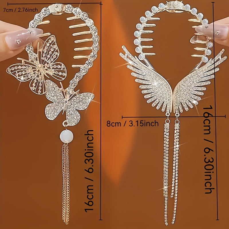 9pcs Set\u002FWomen'S Hair Accessories | Fashionable Metal Hair Clips, Suitable for Daily, Holiday, Party, Photography, Gifts and Other Hair Styling Tools | Exquisite and Lovely Ladies' Headwear, Romantic Style